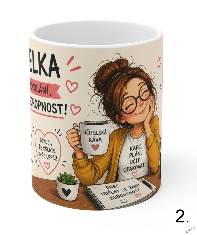 Keramický hrnek Učitelka