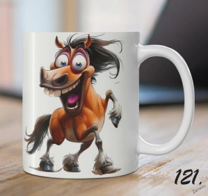 Keramický hrnek kůň