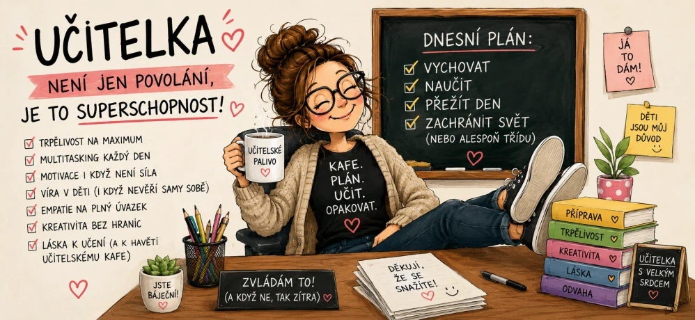 Keramický hrnek Učitelka