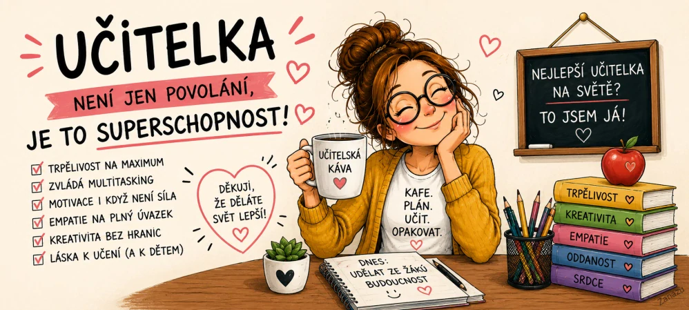 Keramický hrnek Učitelka