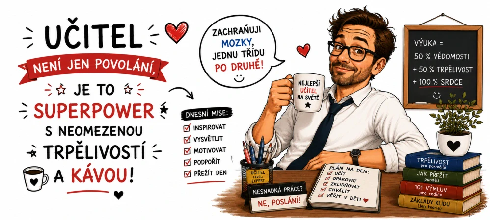 Keramický hrnek Učitel